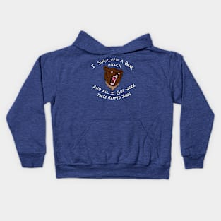 I Survived a Bear Attack Kids Hoodie